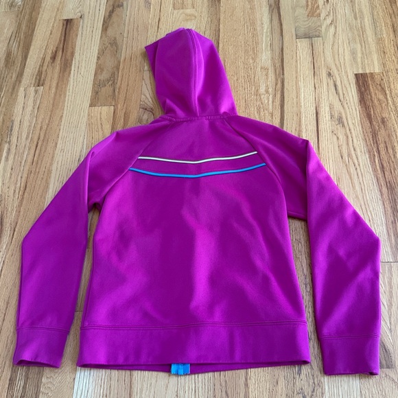 THE NORTH FACE Magenta Fleece Zip Hoodie, Size Medium (10-12) - Picture 6 of 8